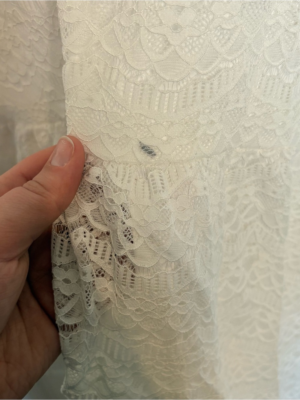 Torrid White Lace V-Neck Button-Front Sleeveless Top Summer Tank Top Shirt - Picture 7 of 10